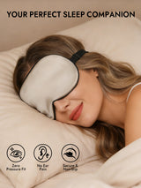 [Beige] SilkSilky  Eye Mask 005