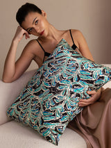 [Teal Botanical] SilkSilky  Pillowcases 006