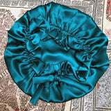 [Teal] SilkSilky  Sleep Cap 004