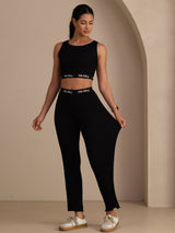 [Black] SilkSilky Womens Pants 001