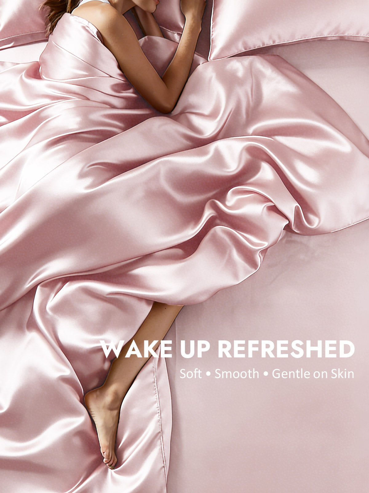 [Pink] SilkSilky  19Momme Silk Bedding Set 004