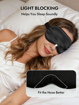 [Black] SilkSilky  Eye Mask 003