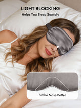 [Dark Gray] SilkSilky  Eye Mask 003