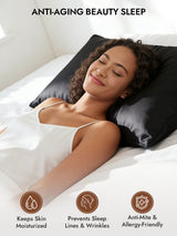 [Black] SilkSilky  30Momme Pillowcase 003