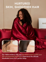 [Wine] SilkSilky  25Momme Duvet Covers 004