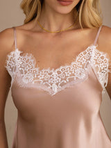 [Tuscany] SilkSilky  Spaghetti Strap V Neck Camisole Top 003