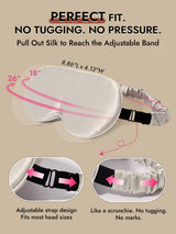 [Light Gray] SilkSilky  Eye Mask 004