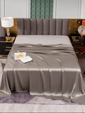 SilkSilky US 25Momme Pure Silk Sheet Gray 002