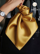 [Yellow] SilkSilky  Scarf 001