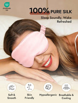 [Pink] SilkSilky  Eye Mask 002