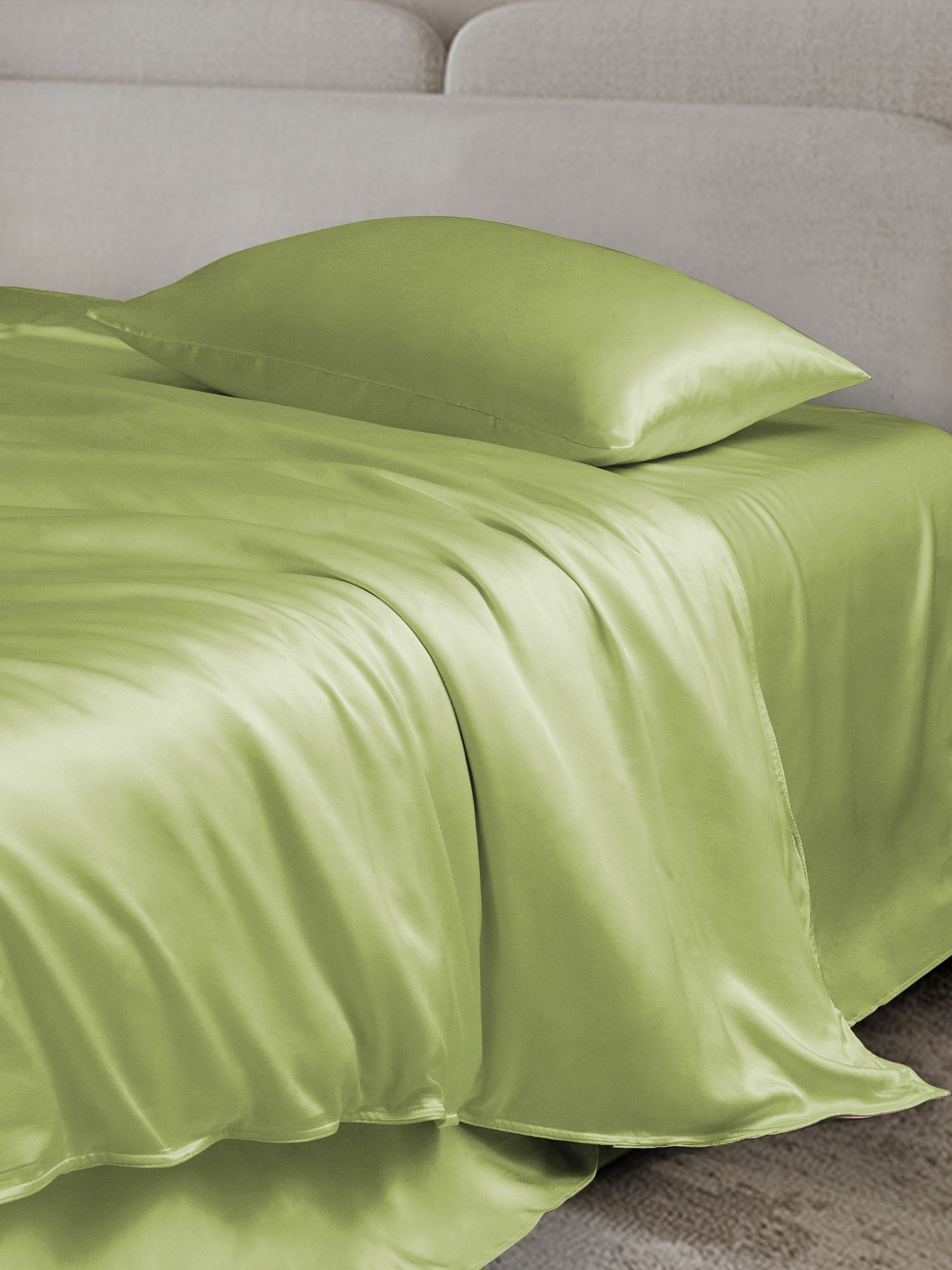 [Mint Green] SilkSilky  19Momme Bedding Set 003