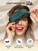 [Dark Green] SilkSilky  Eye Mask 005