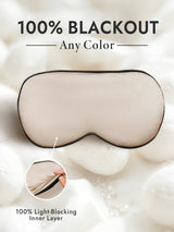 [Beige] SilkSilky  Eye Mask 001