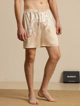 [Champagne] SilkSilky 19Momme Mens Sleep Bottoms 003