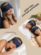 [Dark Blue] SilkSilky  Eye Mask 007