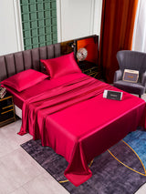 [Wine] SilkSilky  25Momme Bedding Set 007