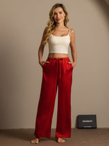 [Wine] SilkSilky  Women's Pants 004