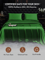 [Dark Green] SilkSilky  30Momme Pillowcase 007