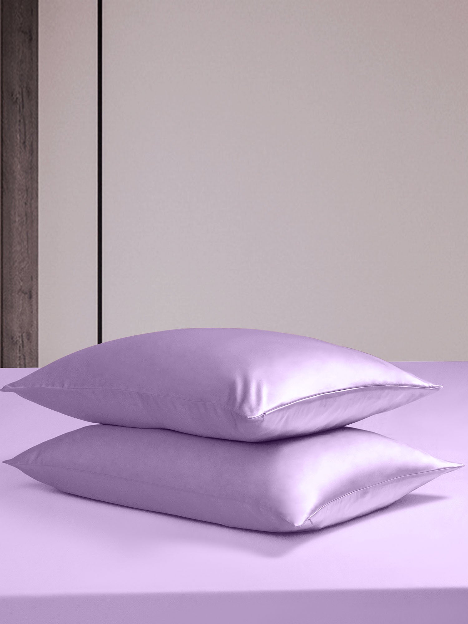 [Lavender] SilkSilky  19Momme Bedding Set 003
