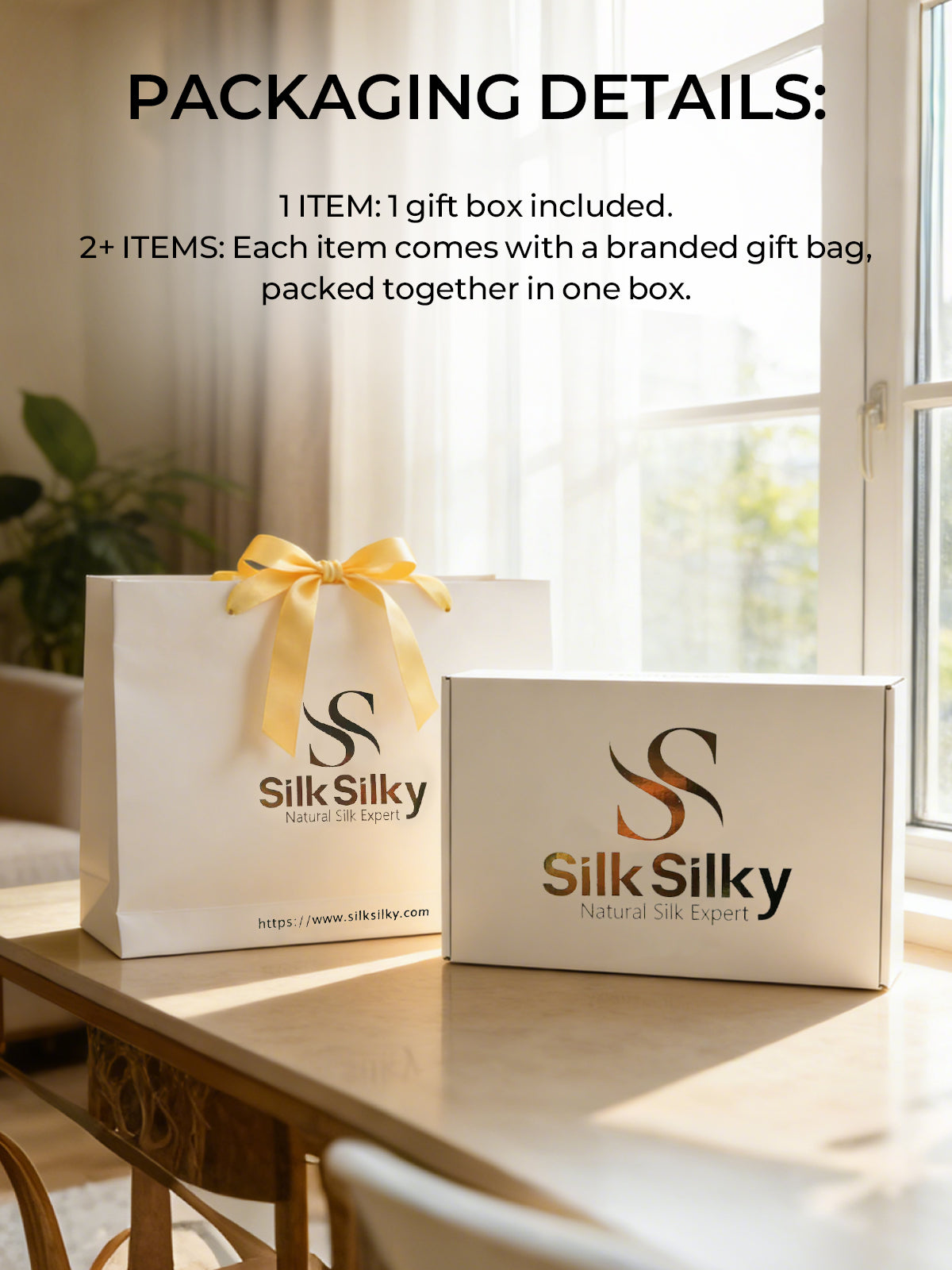 [Tan] SilkSilky  19Momme Silk Notched Neck Women's Pajamas 008