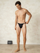 [Black] SilkSilky  Pure Silk Men's Underwear 007