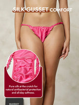 [Hot Pink] SilkSilky  Pure Silk Panty 004