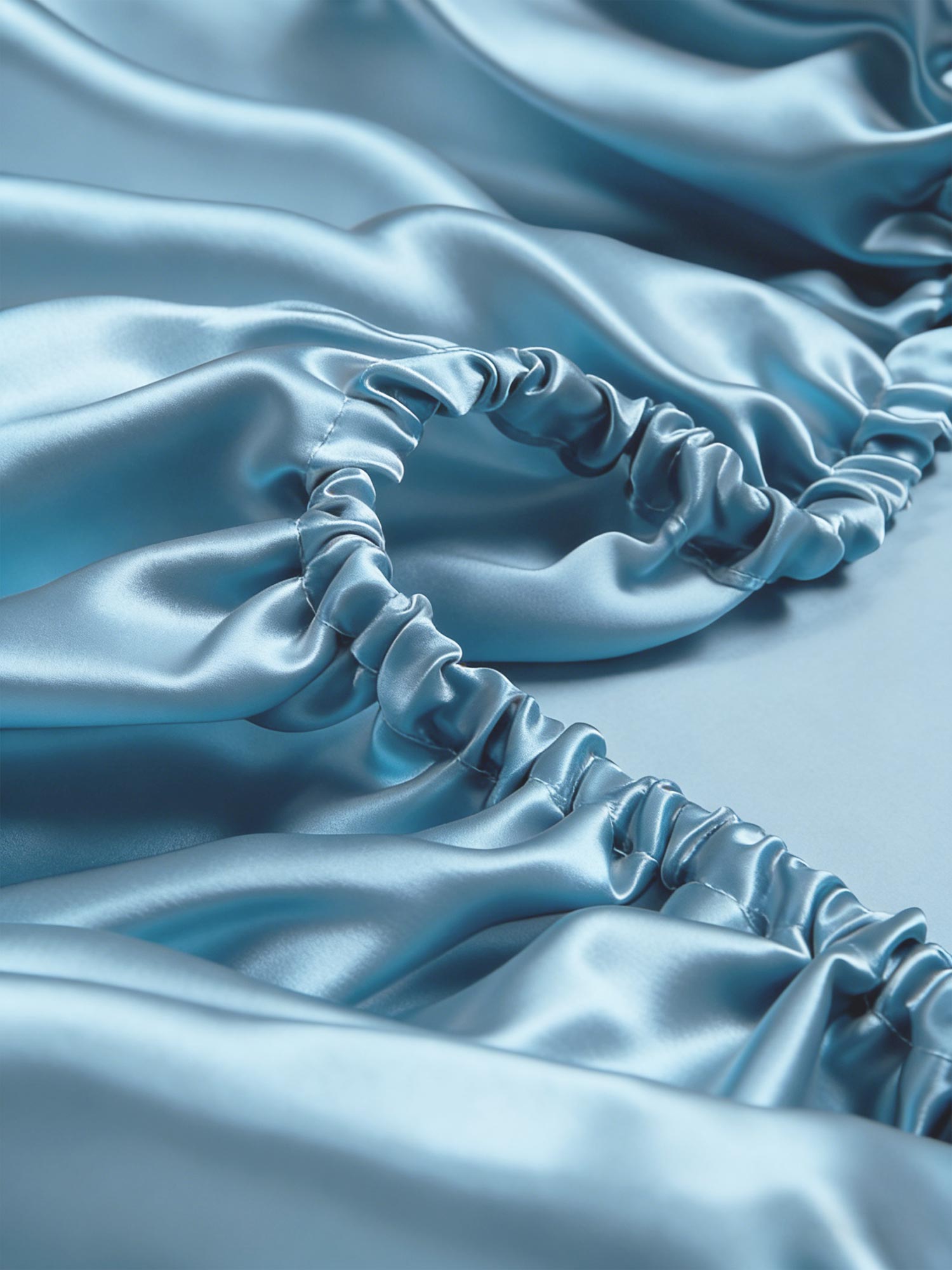 [Light Blue] SilkSilky  19Momme Bedding Set 003