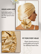 [Champagne] SilkSilky  Sleep Cap 004