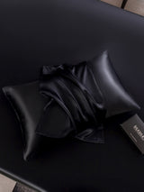 [Black] SilkSilky Pillowcase 004