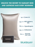 100% Mulberry Silk Pillowcase with Envelope Closure (Buy 3, Get 1 Free )