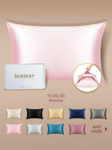 [Pink] SilkSilky Pillowcase 001