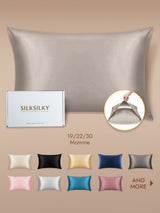 [Gray] SilkSilky Pillowcase 001