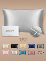 [Silver] SilkSilky Pillowcase 001