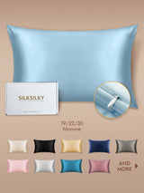 [Light Blue] SilkSilky Pillowcase 001