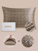 19Momme 100% Mulberry Silk Pillowcase - Snowbud Lily