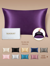 [Purple] SilkSilky Pillowcase 001