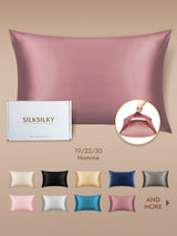 [Pale Mauve] SilkSilky Pillowcase 001