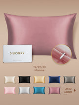 [Pale Mauve] SilkSilky Pillowcase 001