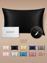 [Black] SilkSilky Pillowcase 001