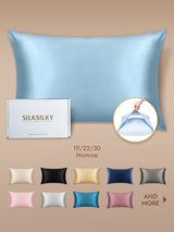 [Light Blue] SilkSilky Pillowcase 001