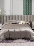 SilkSilky US 25Momme Pure Silk Duvet Cover Gray 001