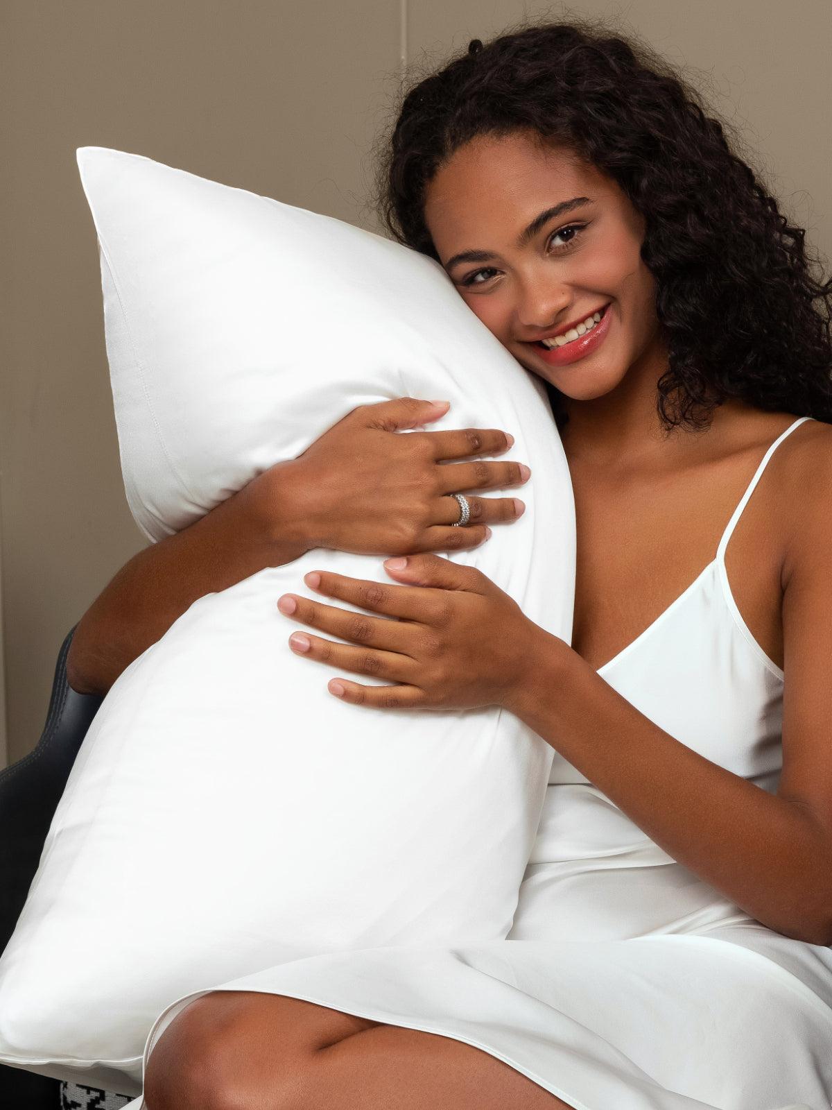 SilkSilky  30Momme Pure Silk Pillowcase White 001