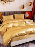 SilkSilky US 19Momme Pure Silk Bedding Set Champagne 002