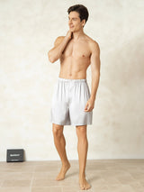 [Silver] SilkSilky  Men's Sleep Shorts 003