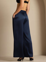 [DarkBlue] SilkSilky 19Momme Silk Womens Pants 002