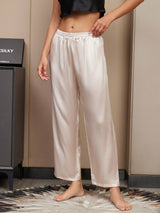 [Light Beige] SilkSilky  Women's Sleep Pants 004