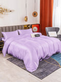 SilkSilky US 19Momme Pure Silk Bedding Set Lavender 002