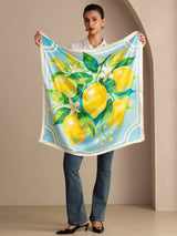 [Blue Lemon] SilkSilky Scarf 006