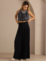 [Black] SilkSilky  Women's Pants 007