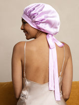 [Lavender] SilkSilky  Sleep Cap 004